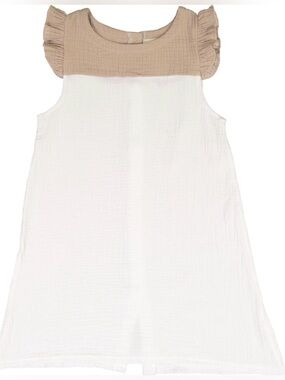 Analogie by Lil Legs Girls Boutique Flutter Dress Size 4 Fits 3T Easter Party